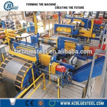 Cold Coil Sheet Cross Cut To Length Line / Automatic PLC Hot Coil Sheet Slitting Machine